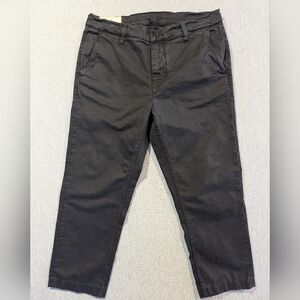 Nudie Jeans Cropped Pants Women's 31 X 24 Black